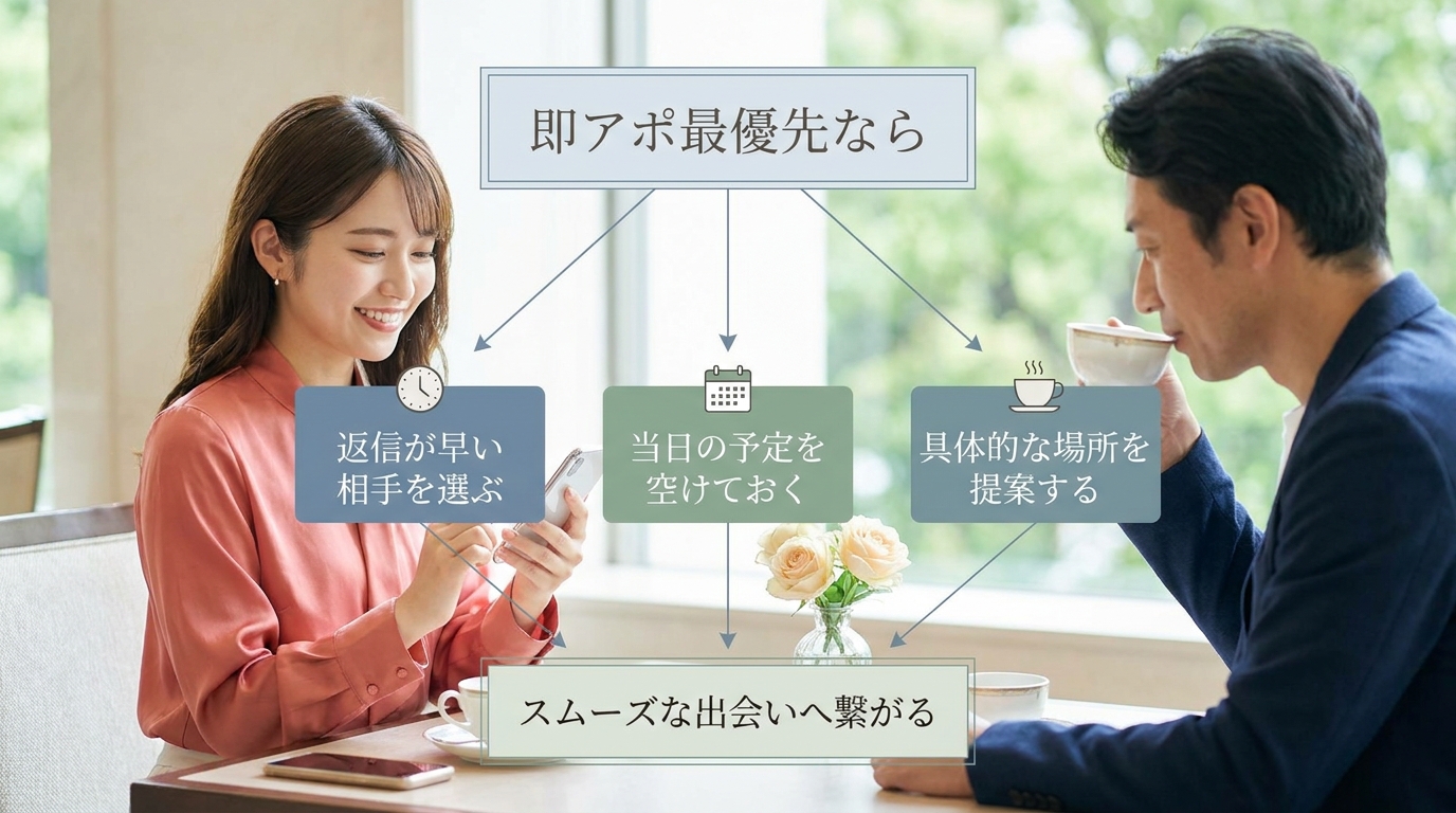 即アポ最優先なら