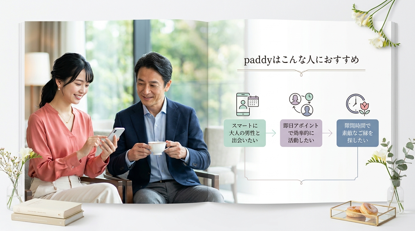 paddyはこんな人におすすめ