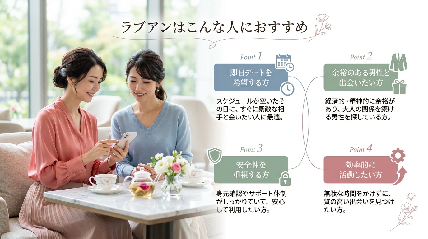 ラブアンはこんな人におすすめ